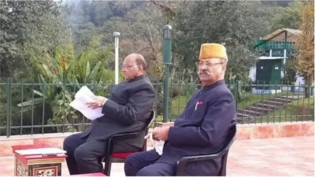 श्रीनिवास पाटील-शरद पवार