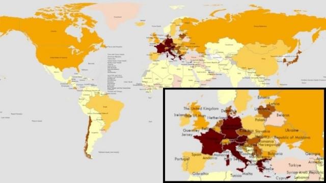 Mapa da OMS sobre novos casosquero um jogo de perguntas e respostascovid