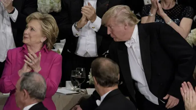 Trump iyo Clinton waxaa la sheegay in habveenka doorashada ay ku sugnaan doonaan New York