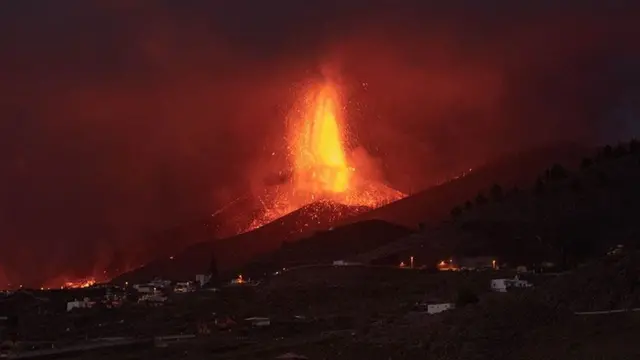 Volcán en La Palma