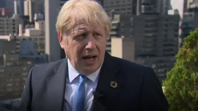 Thủ tướng Anh Boris Johnson