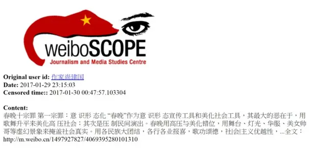 認證用戶作家尚建國被屏蔽的微博（28/1/2017）