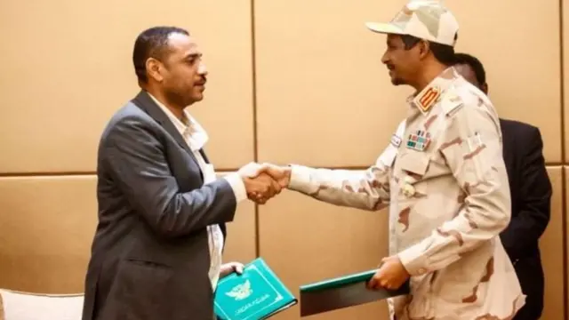سران ارتش و مخالفان در سودان