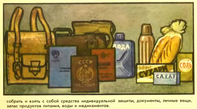 Речі, які рекомендували взяти з собою в евакуацію