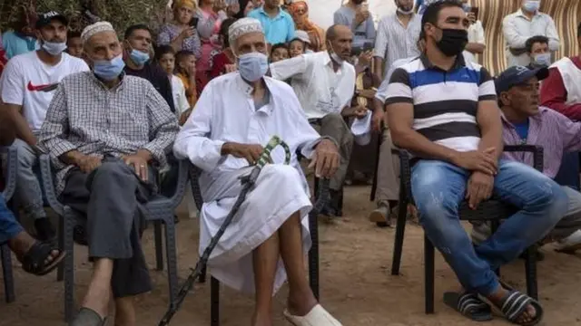 جانب من الحضور في مؤتمر انتخابي لسعد الدين العثماني