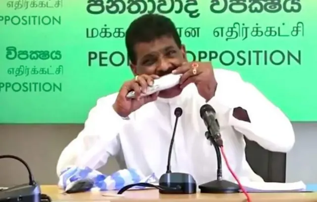 Eski Sri Lanka Balıkçılık Bakanı Dilip Wedaarachchi