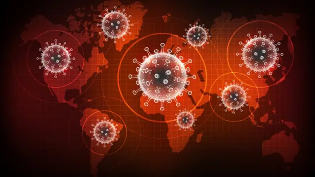 કોરોના વાઇરસની પ્રતીકાત્મક તસવીર