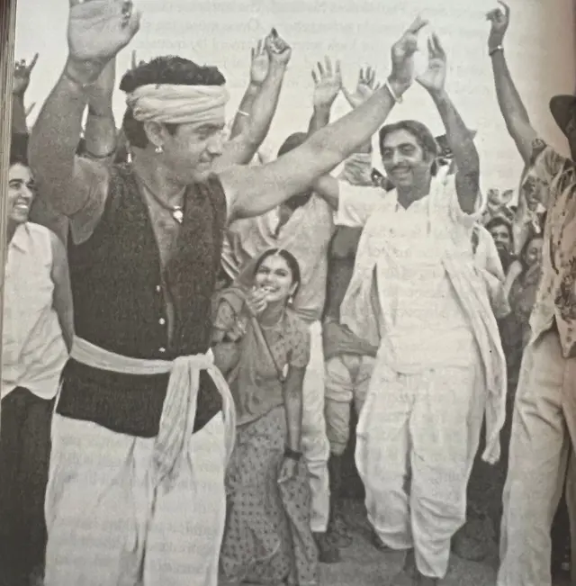 फ़िल्म लगान का दृश्य