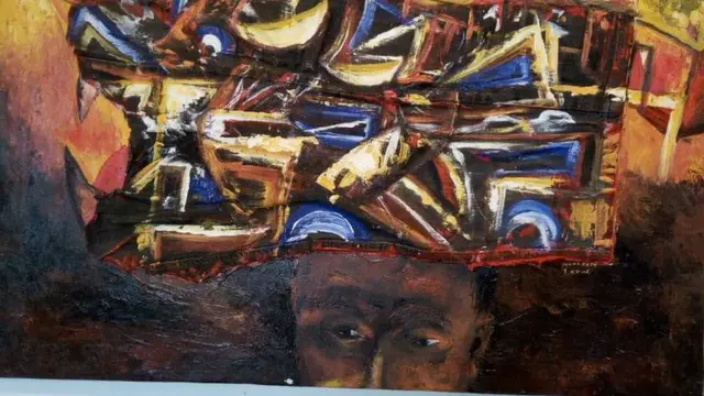 En raison de l'absence de certains artistes, les visiteurs tentent eux-mêmes de décoder les œuvres picturales.