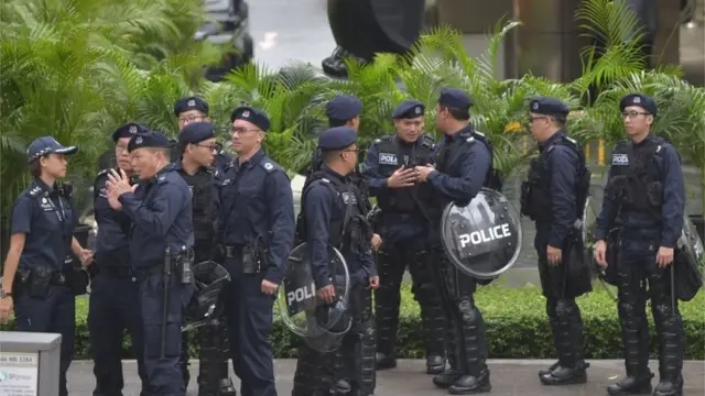 تدابیر امنیتی در اطراف هتل محل اقامت رهبر کره شمالی