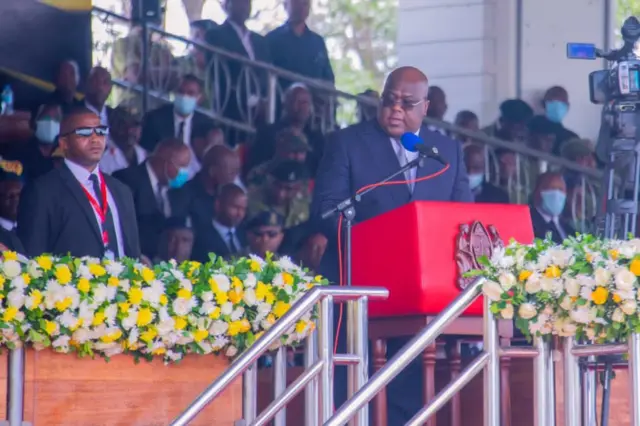 Perezida Tshisekedi avuga ijambo rye i Dodoma
