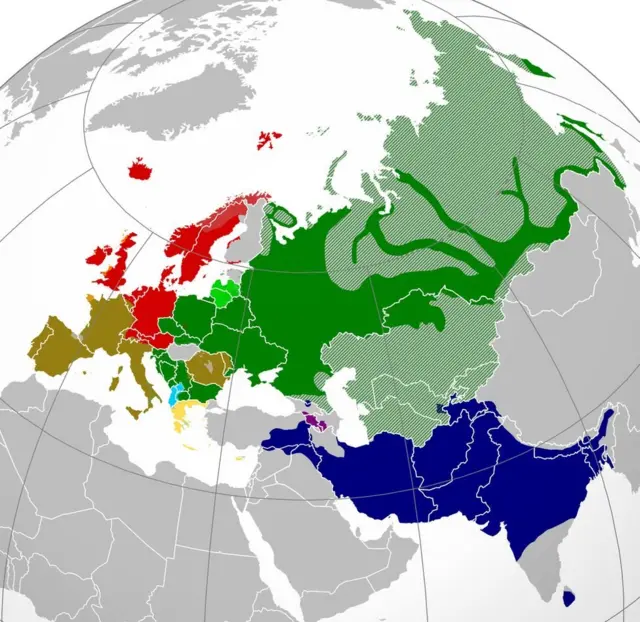 (Photo tagline - இந்தோ-ஐரோப்பிய மொழிக் குடும்பம்தான் உலகில் மிகப் பெரிய மொழிக் குடும்பம்)