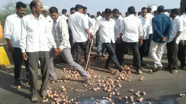 महाराष्ट्र में किसानों का प्रदर्शन