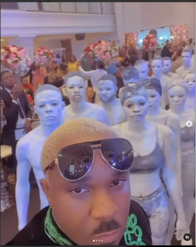 Pretty mike pẹlu awọn eeyan bi ẹbọra to ko lọ sibi aṣeyẹ Eniola Badmus