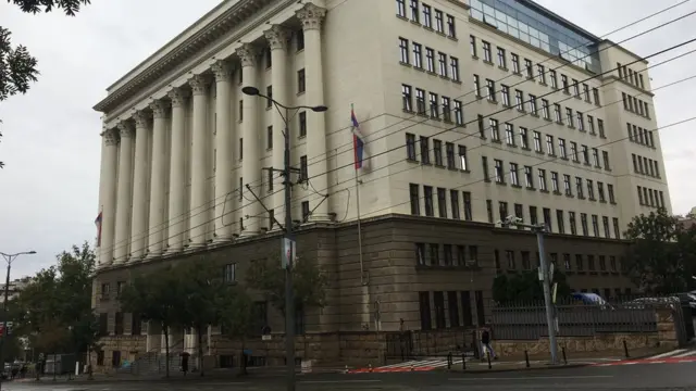 Зграда Врховног касационог суда у Немањиној улици у Београду