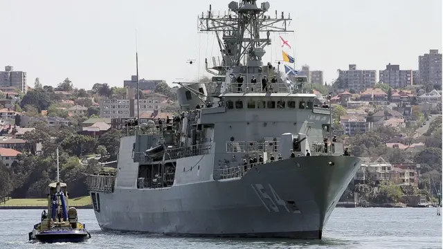 Tàu HMAS Parramatta của Hải quân Hoàng gia Úc mới đây đã tham gia các hoạt động tại Biển Đông