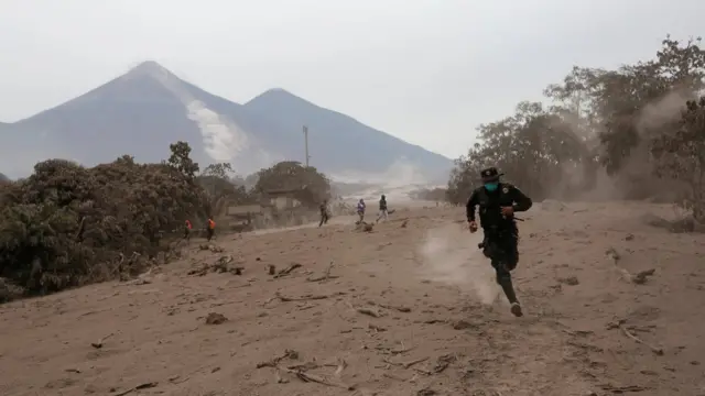 Volcán de Fuego, Guatemala.