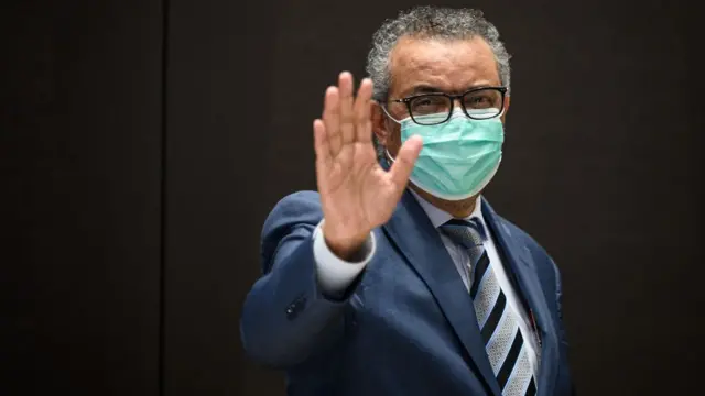 El director de la OMS Tedros Adhanom Ghebreyesus