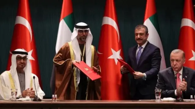 إردوغان وبن زايد
