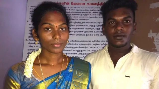 அருண்குமார்- ஸ்ரீஜா தம்பதியினர்