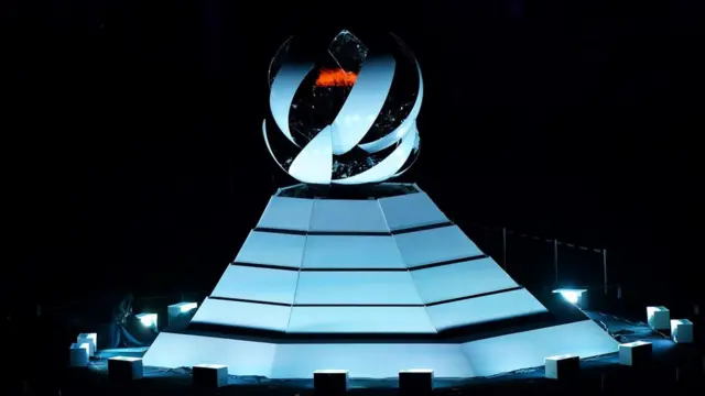 The Paralympic flame is extinguished during the closing ceremony of the Tokyo 2020 Paralympic Games at Olympic Stadium in Japan. Picture date: Sunday September 5, 2021. PA Photo. See PA story PARALYMPICS Ceremony. Photo credit should read: Tim Goode/PA Wire.