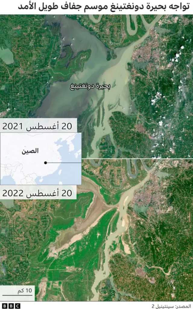 آثار الجفاف في الصين