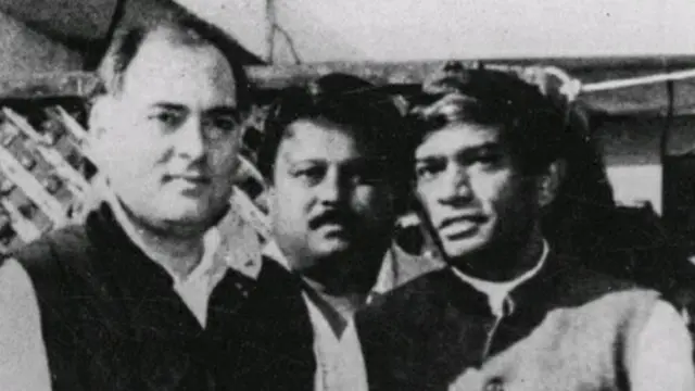 राजीव गांधी के साथ अजीत जोगी