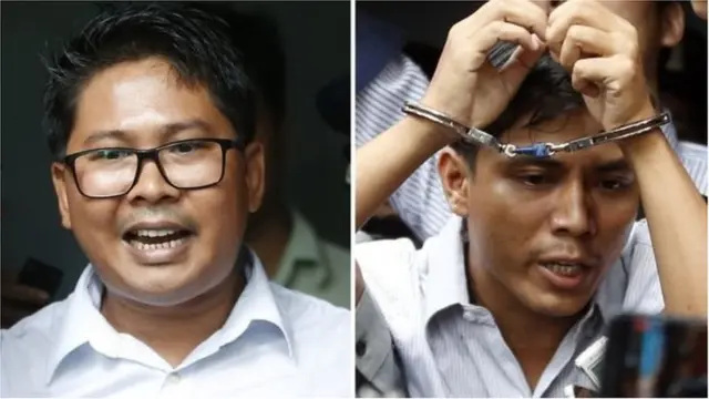 রয়টার্সের দুই সাংবাদিক