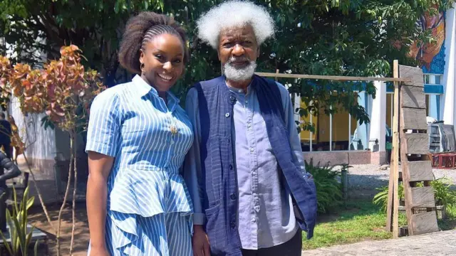 Chimamanda Adichie na Wole Soyinka