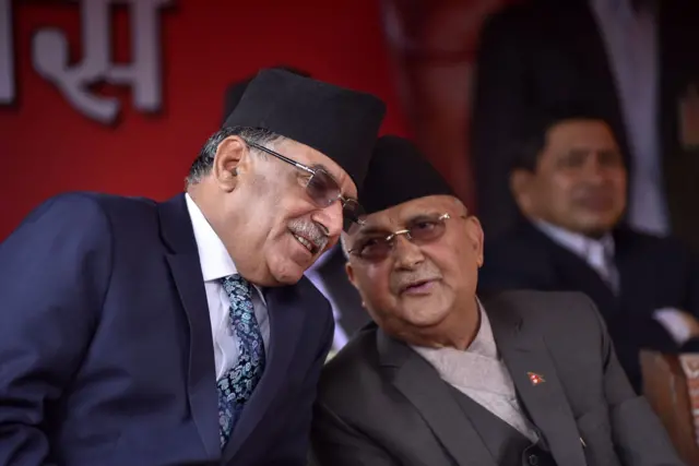 ओली र प्रचण्ड