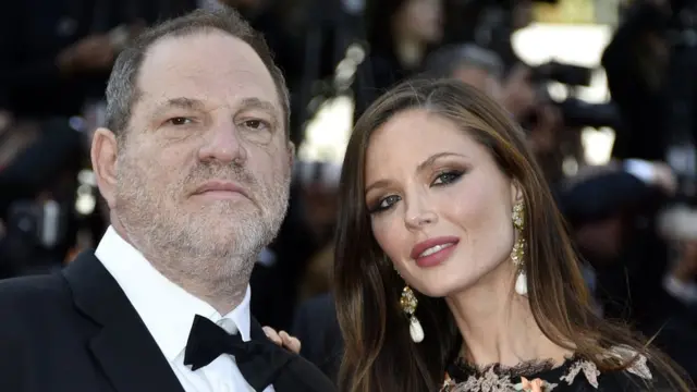 Harvey Weinstein y Georgina Chapman