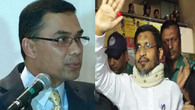 তারেক রহমান ও লুৎফুজ্জামান বাবর।