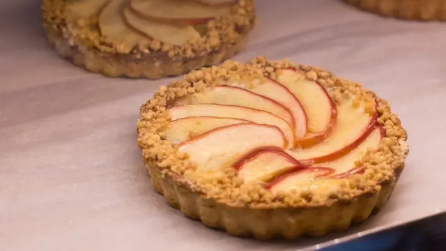 Тарталетки с яблоками.