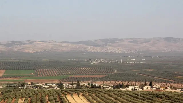 İdlib-Afrin sınırı