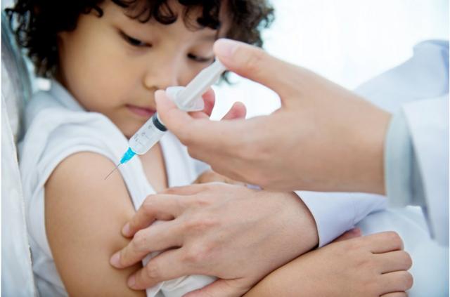 兒童接種流感疫苗