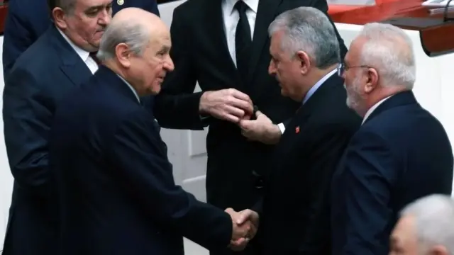 Devlet Bahçeli ve Binali Yıldırım