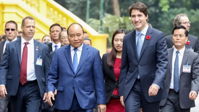 Thủ tướng Canada Justin Trudeau thăm chính thức Việt Nam trước khi dự APEC.
