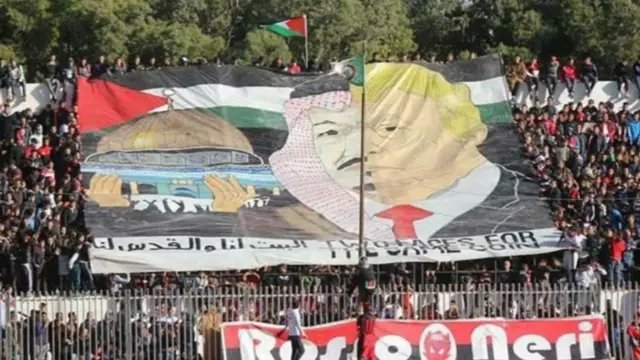 تيفو ترامب وبن سلمان