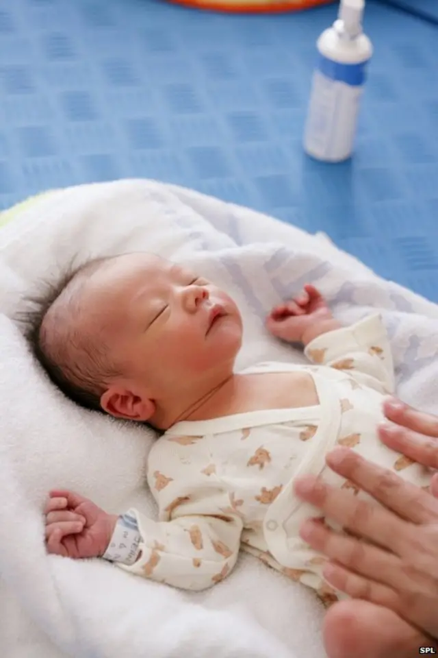 फ्रांस में एक बच्चा