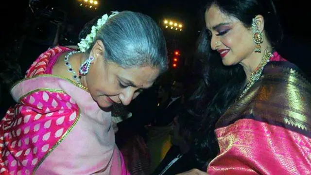 रेखा के साथ जया बच्चन