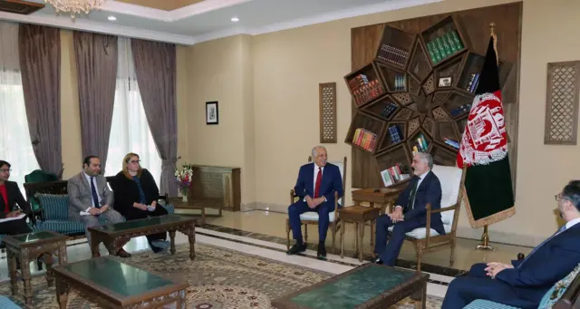 دیدار خلیلزاد با عبدالله