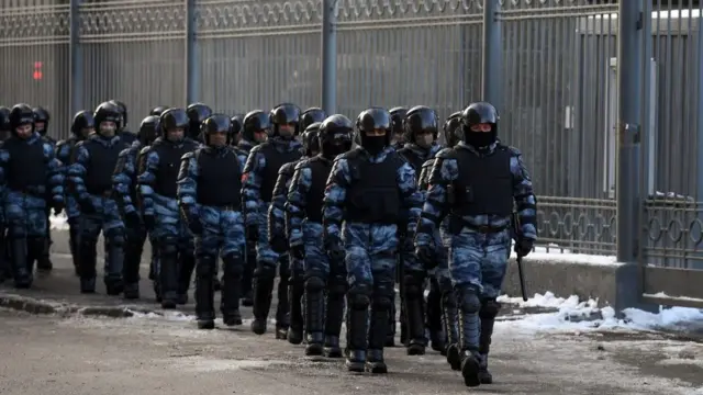 Полиция у Мосгорсуда