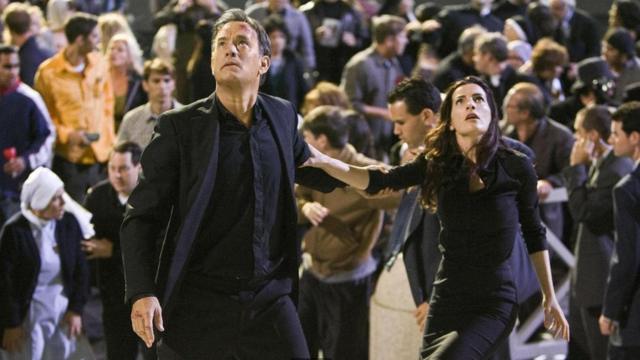 Cena do filme Anjos e Demônios