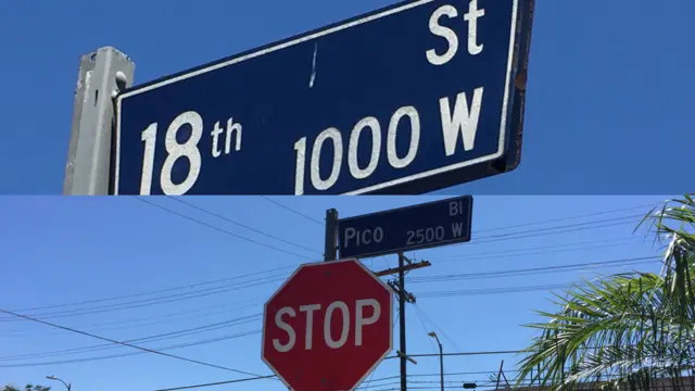 Composición calles 18 y Pico Boulevard, Los Ángeles