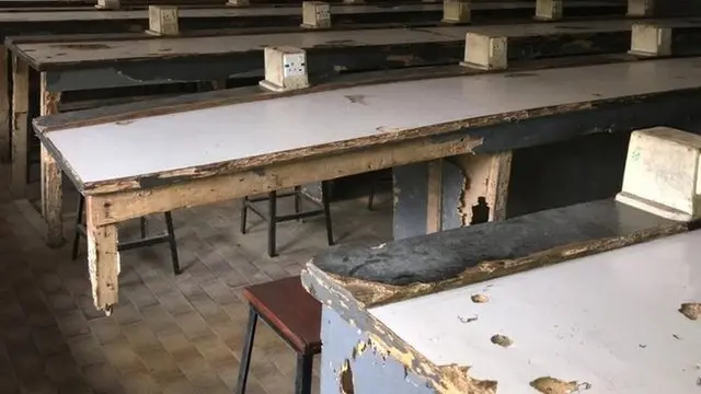Empty classroom