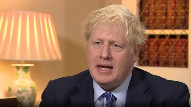 جونسون دعا إلى تهدئة الوضع في المنطقة بعد إقرار إيران بالمسؤولية عن الحادثة