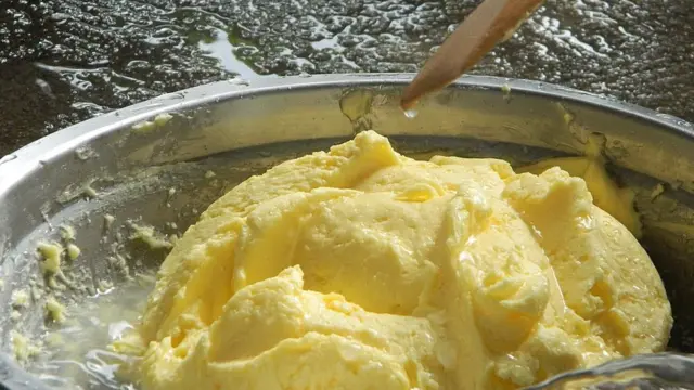 Домашнее масло.