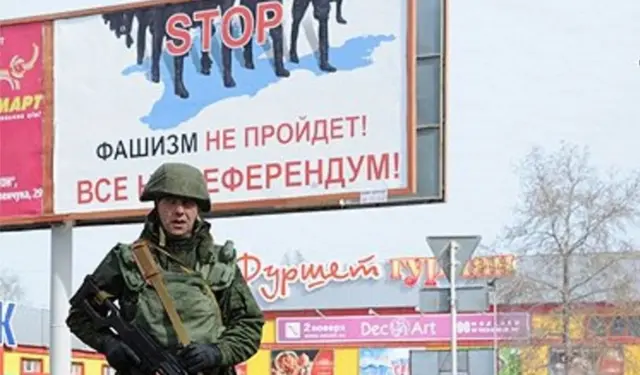 استولت القوات المدعومة من روسيا على شبه جزيرة القرم عام 2014