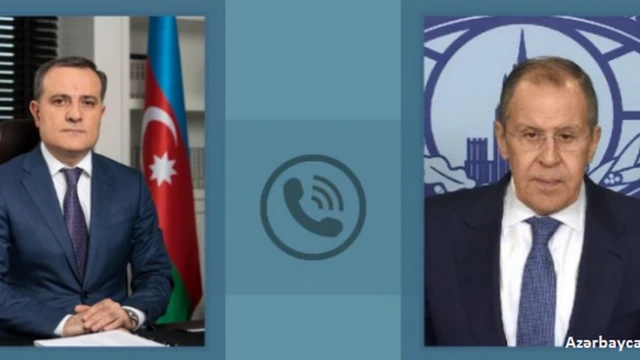 Azərbaycan Rusiya Ceyhun Bayramov Sergey Lavrov