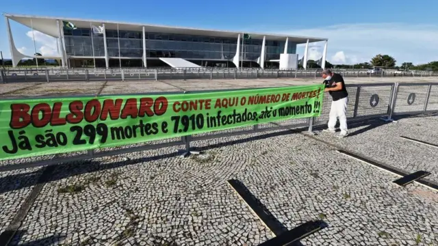 Protesta contra Bolsonaro